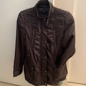 Banana Republic women black mid length jacket